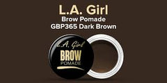 LA Girl Brow Pomade Long Lasting Sculpt & Define Brows - GBP365 Dark Brown