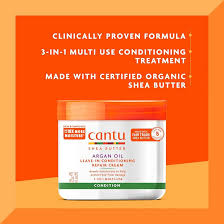 Cantu Argan Oil Leave In Conditioning Repair Cream - 453g
