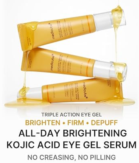 medicube Eye Serum with Kojic Acid Turmeric | All-Day Brightening Eye Gel Serum 30ml
