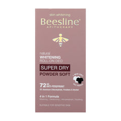 Beesline Whitening Roll On Deodorant Super Dry Powder Soft 50ml