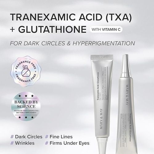 MARY & MAY Tranexamic Acid + Glutathione Eye Cream Special Set