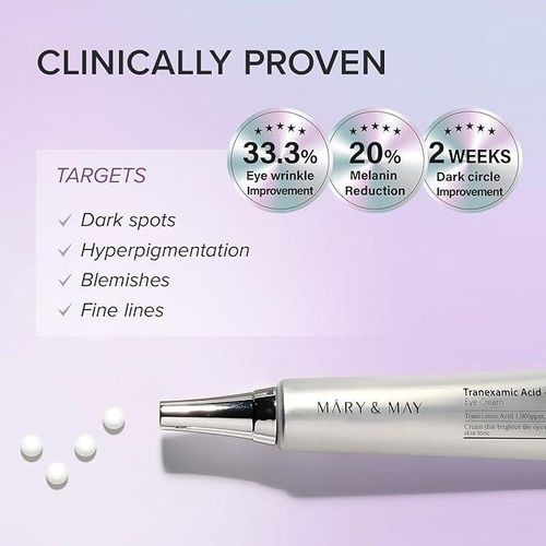 MARY & MAY Tranexamic Acid + Glutathione Eye Cream Special Set