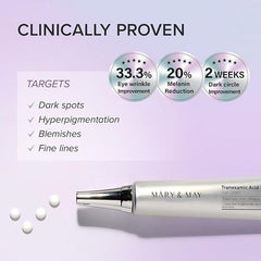 MARY & MAY Tranexamic Acid + Glutathione Eye Cream Special Set