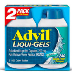 Liqui-Gels 200mg, 240 Liquid Filled Capsules