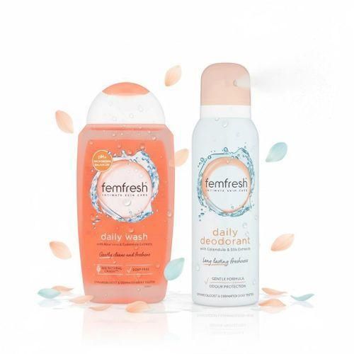 Femfresh Daily Intimate Care Offer (Wash 250ml + Refreshing Spray 125ml)