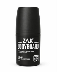 Zak BODYGUARD GHOST FRAGRANCE FREE ANTIPERSPIRANT-ANTIBACTERIAL STAIN- ROLL ON 50ml