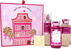 Bath & Body Works Gingham Gorgeous - Gift Box Set - Fine Fragrance Mist, Body Wash and Body Lotion