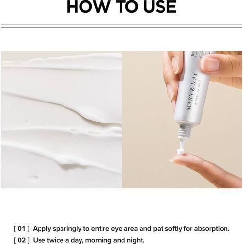 MARY & MAY Tranexamic Acid + Glutathione Eye Cream 30ml