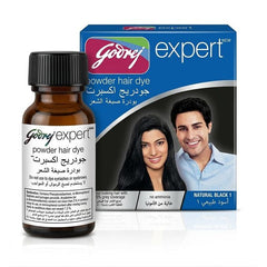 Godrej powder hair dye, No Ammonia Natural Black 1