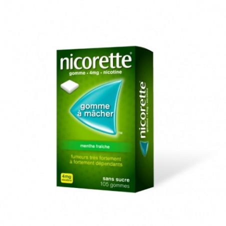 Nicorette Fresh Mint 4mg Gum Nicotine 105 Pieces