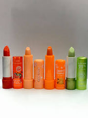 Tanako Set Of Lip Balms Watermelon, Orange, Peach, Aloe