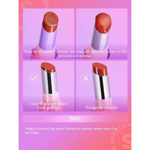 SHEGLAM GLAM high key mirror kiss high-shine lipstick 2.9g