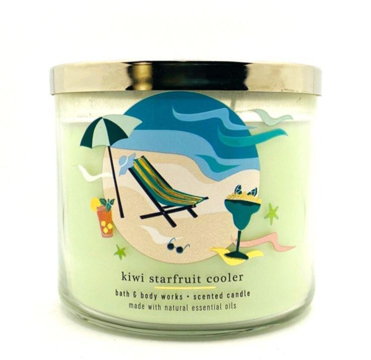 Bath & Body Works Kiwi Starfruit Cooler 3-Wick Candle 411g