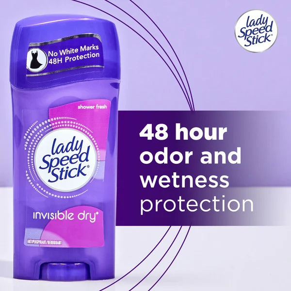 Lady Speed Stick Shower Fresh invisible dry deodorant stick 65g