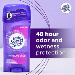 Lady Speed Stick Shower Fresh invisible dry deodorant stick 65g