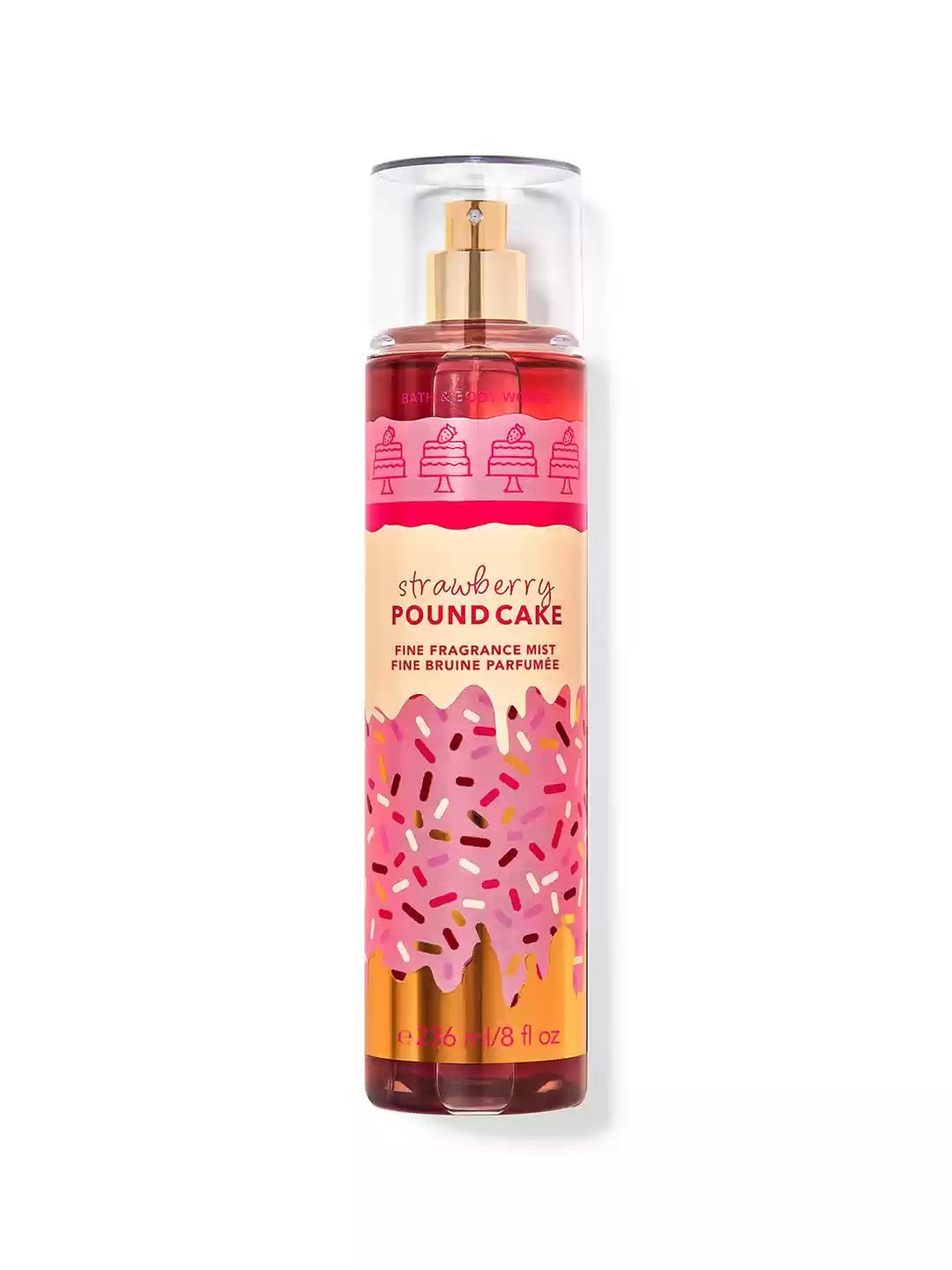 Bath & Body Works Strawberry Pound Cake Fine Fragrance Mist 236ml