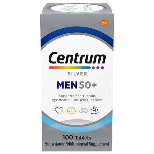Centrum Silver Men 50+, 100 Tablets