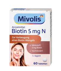 Mivolis Biotin 5mg N 60 tablets