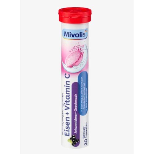 Mivolis Eisen + Vitamin C 20 Tablets