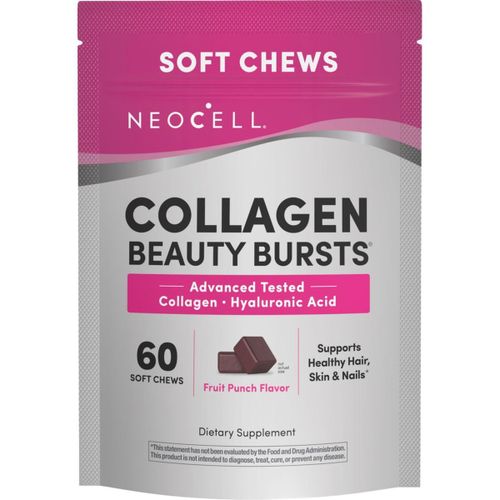 NEOCELL Collagen Beauty Bursts Fruit Punch Flavor 60 Soft Chews