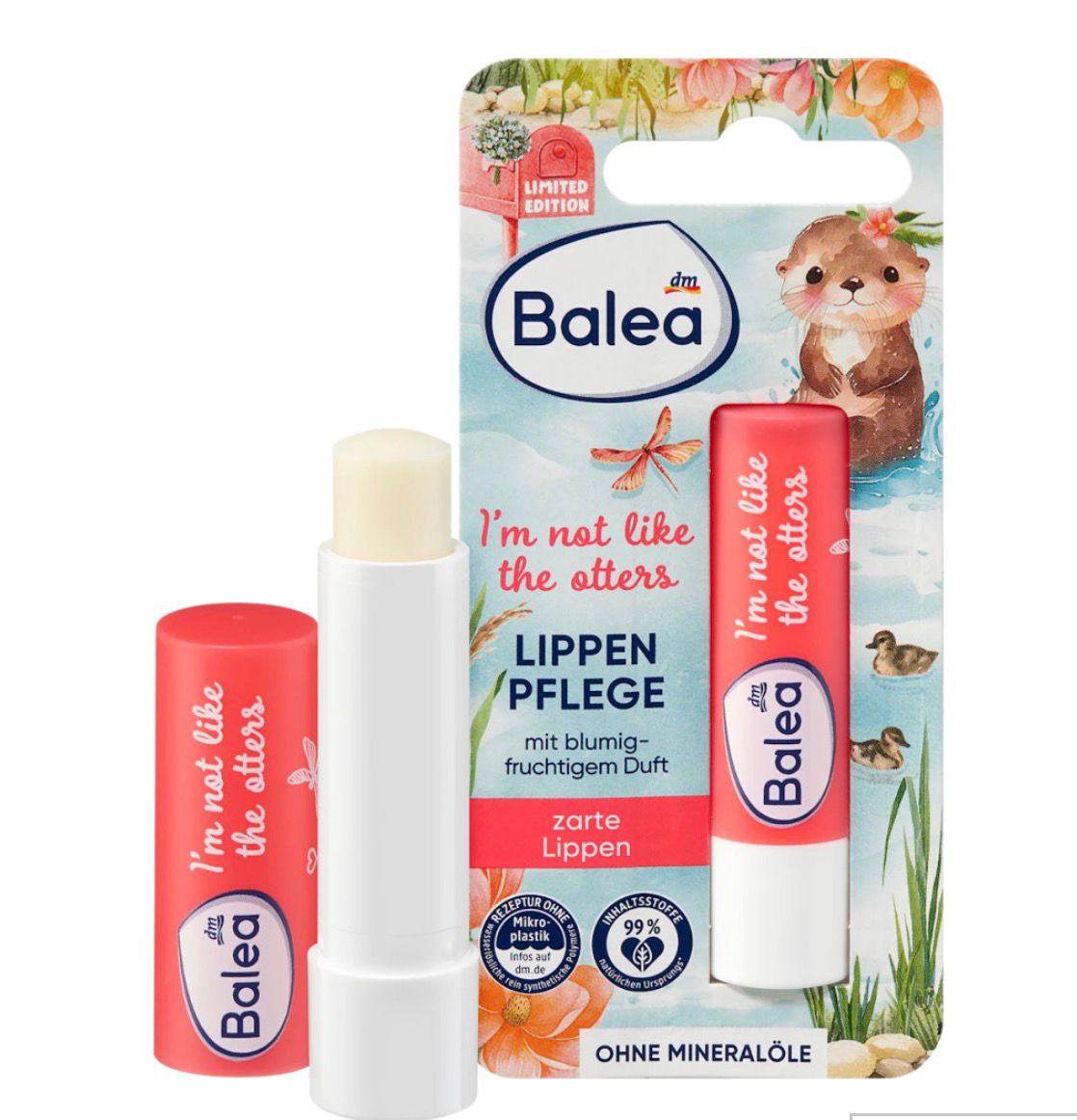 Balea I'm not like the otters lip balm, 4.8g