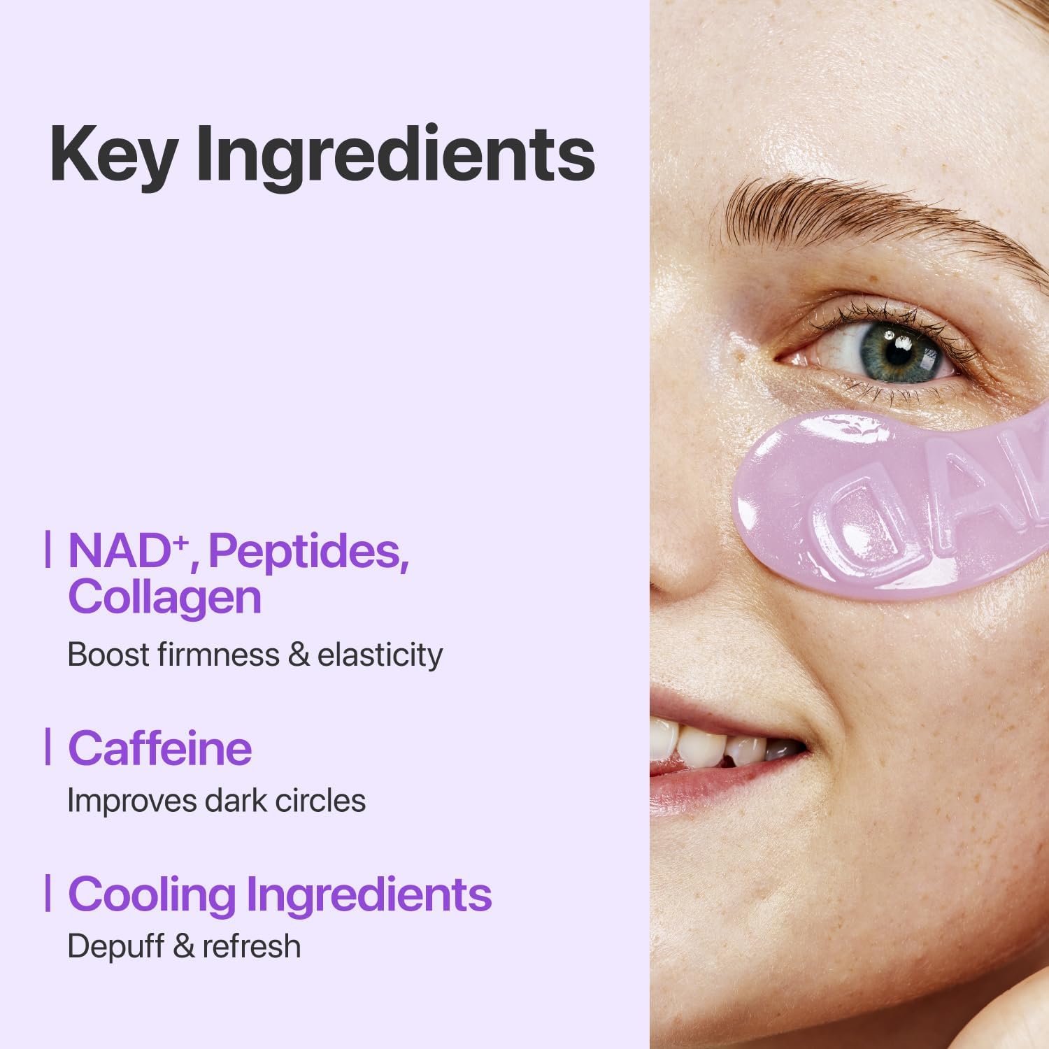 Numbuzin No.9 NAD+ Collagen Under Eye Patches (5pairs)
