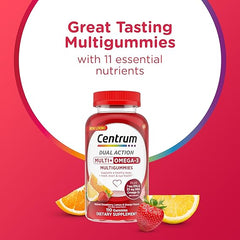 Centrum Multi + Omega-3 Multigummies 110 Gummies