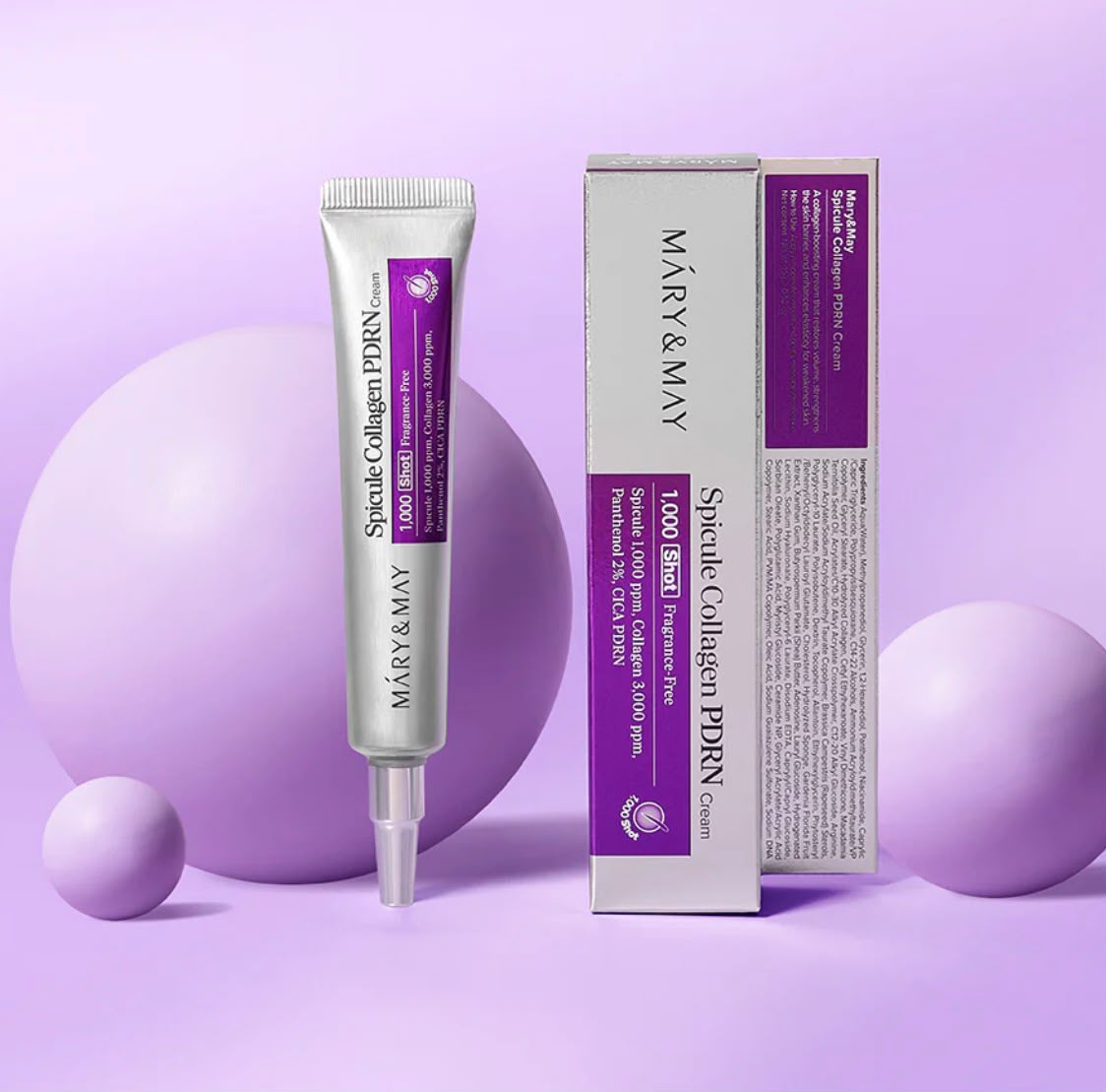 Mary & May Spicule Collagen PDRN Cream 1000 Shot, 15g