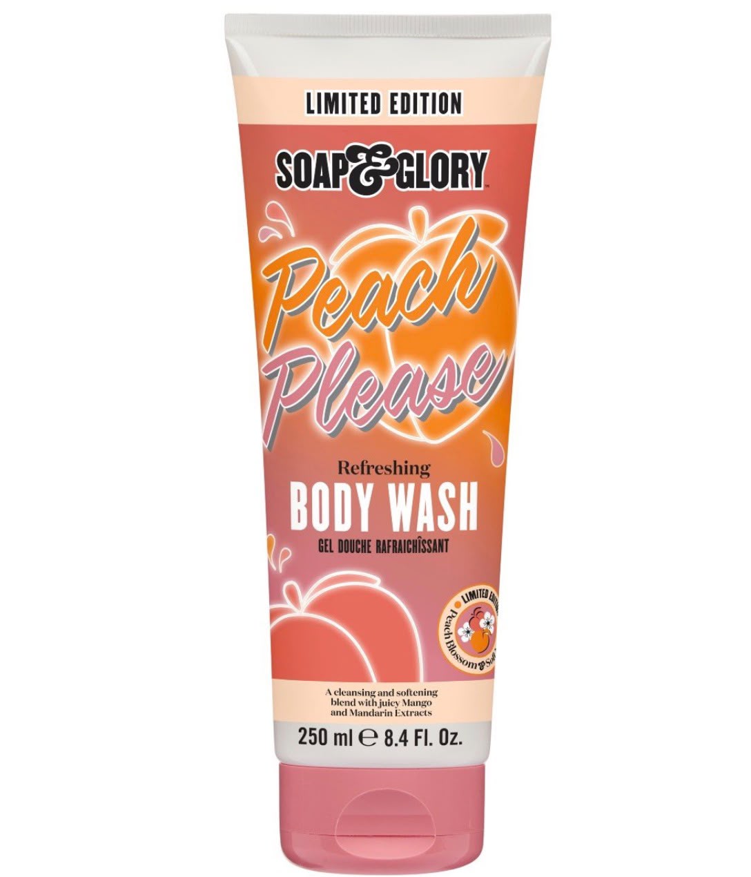Soap & Glory Peach Please Refreshing Body Wash 250ml