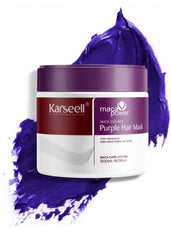 Karseell Maca Power Purple Hair Mask 500ml & Purple Shampoo Blonde 500ml