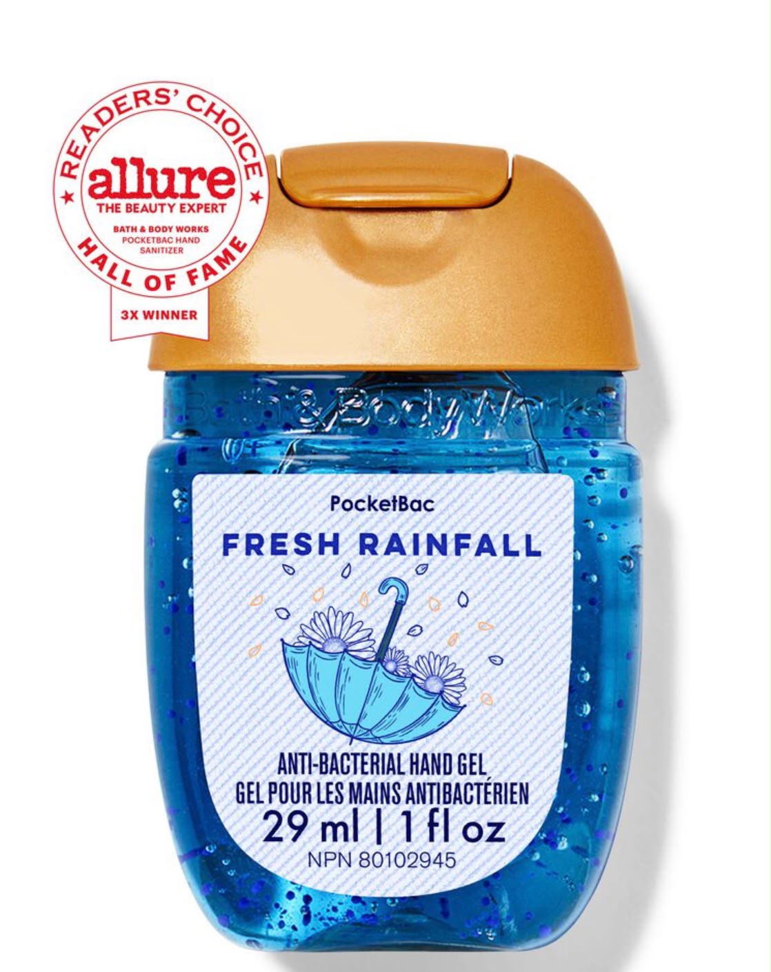 Bath & Body Works Fresh Rainfall PocketBac Hand Gel 29ml