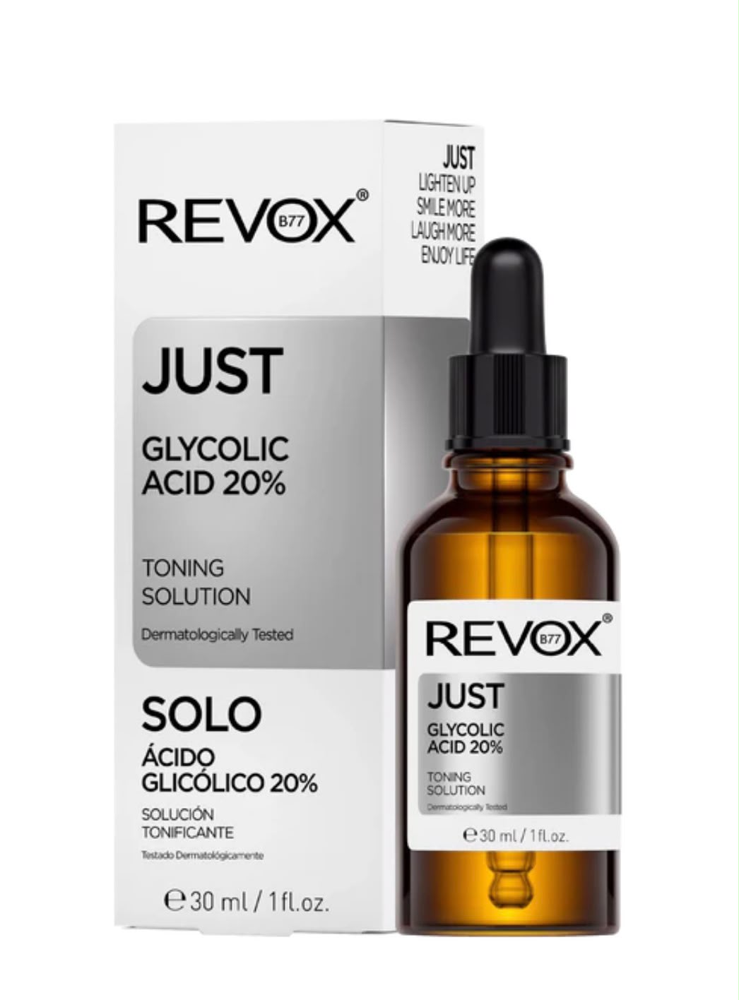Revoxb77 Glycolic Acid 20% Toning solution Serum 30ml