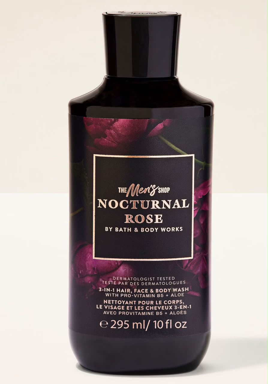 Bath & Body Works Nocturnal Rose 3-in-1 Hair, Face & Body Wash 295ml