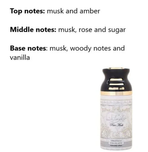 Lattafa Pure Musk Unisex Perfumed Spray 250ml