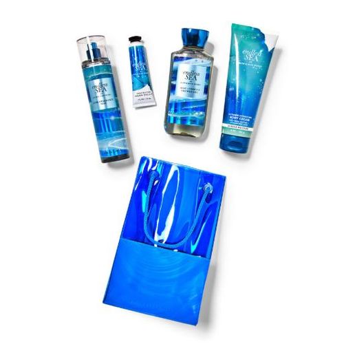 Bath & Body Works Endless Sea 4 Piece Value Gift Bag Set - Full Size