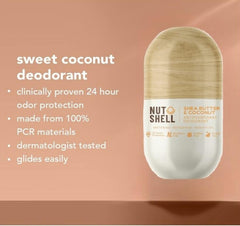 Nutshell Shea Butter & Coconut Sweat Control Deodorant 50ml