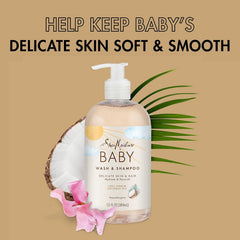 Shea Moisture Baby Wash & Shampoo 100% Virgin Coconut Oil 384ml