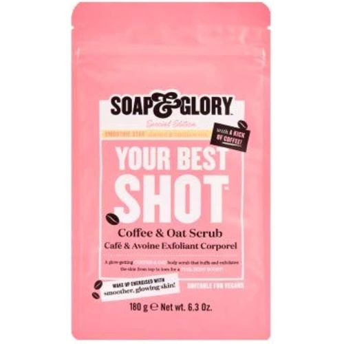 Soap & Glory Your Best Shot Coffee & Oat Body Scrub 180g