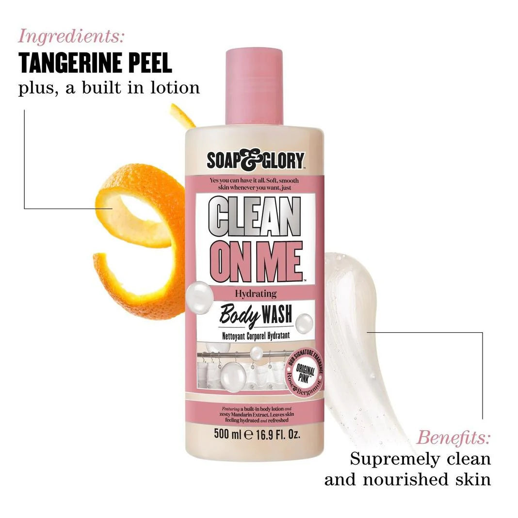 Soap & Glory Clean On Me Creamy Shower Gel - 500ml