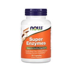 Now Super Enzymes Supports Healthy Digestion 90 Capsules