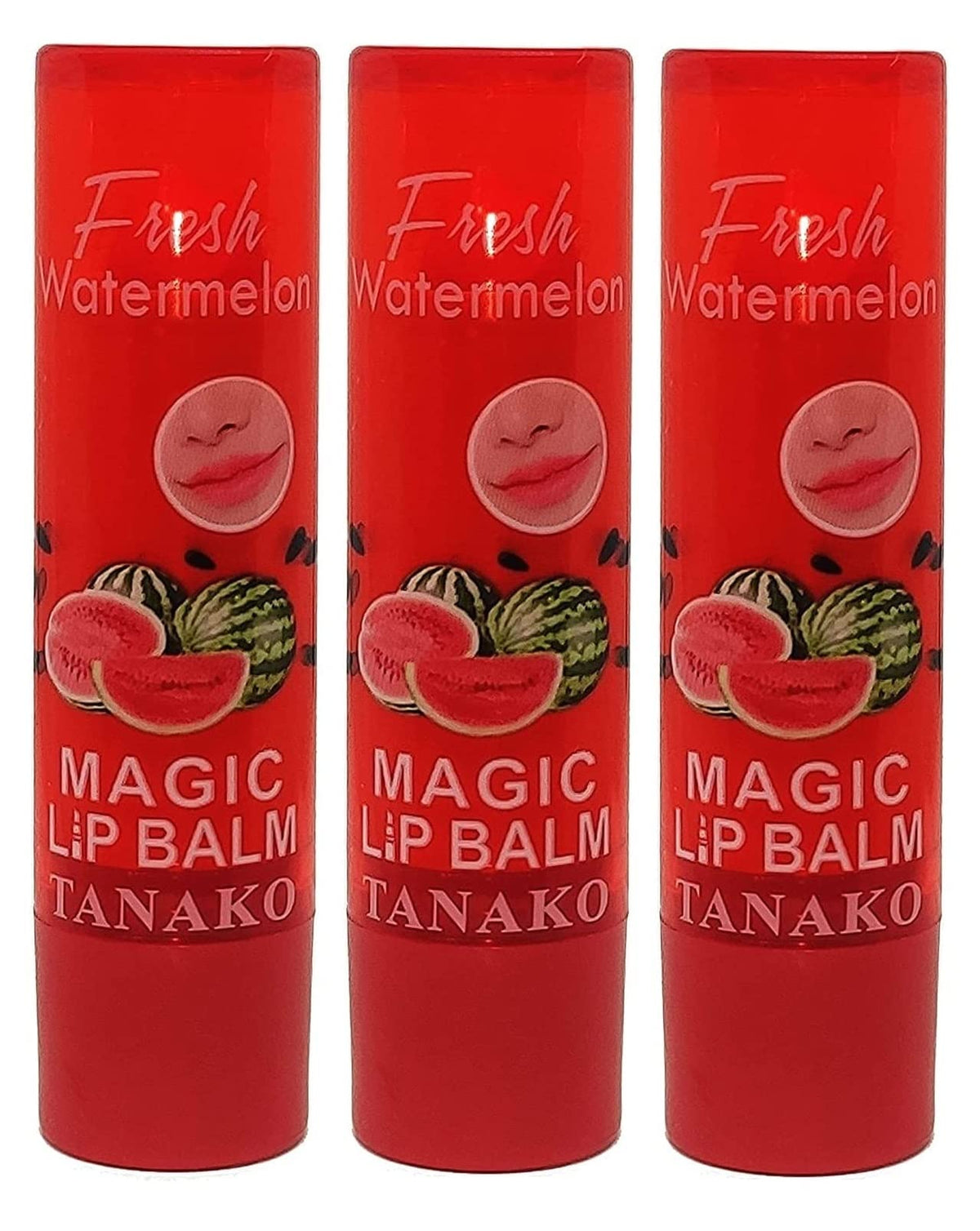 Tanako Watermelon Lip Balm 3 Pcs