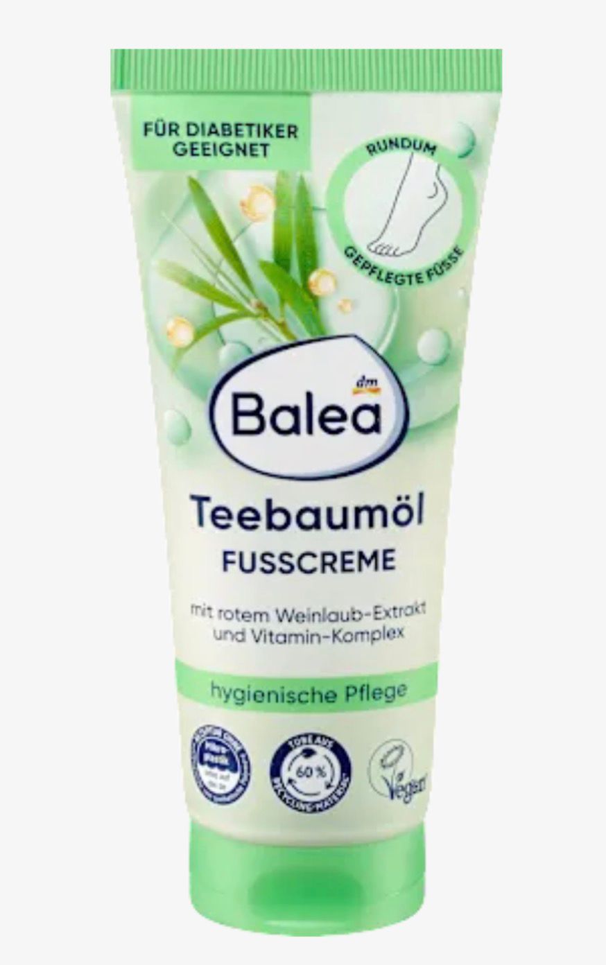 Balea Tea Tree Oil Foot Cream 100ml