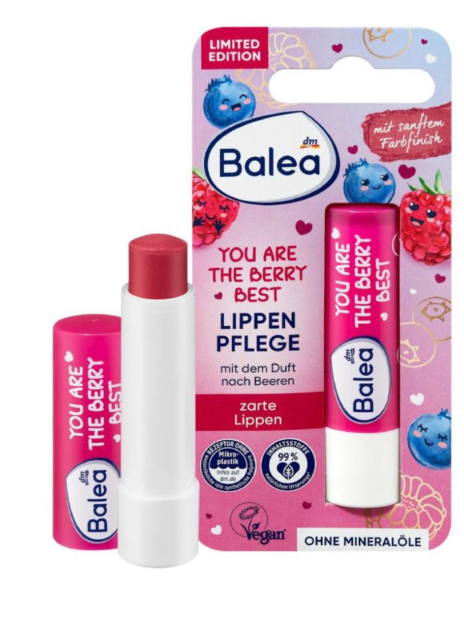 Balea You Are The Berry Best Lip Balm, 4.8g