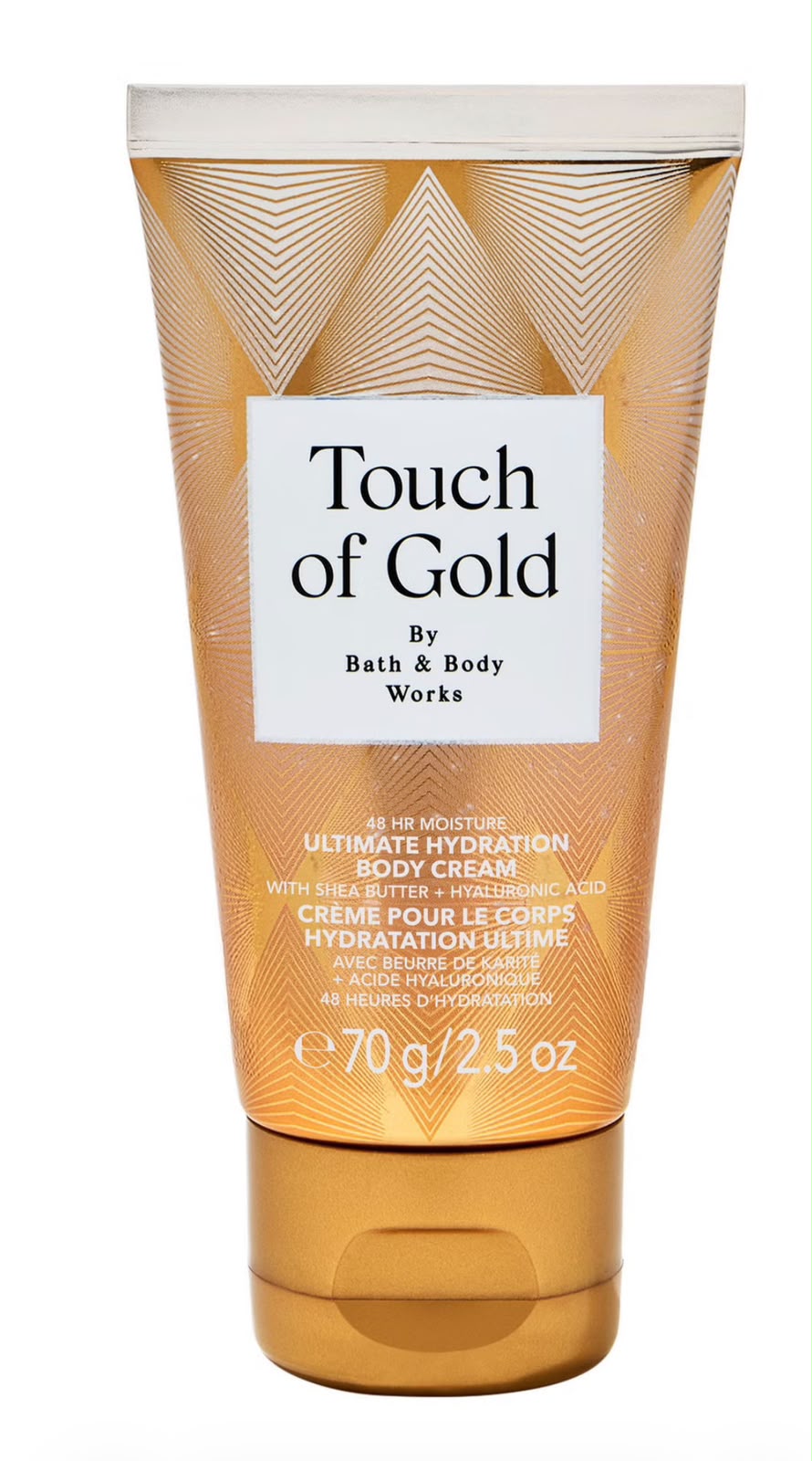 Bath & Body Works Touch of Gold Travel Size Ultimate Hydration Body Cream 70g