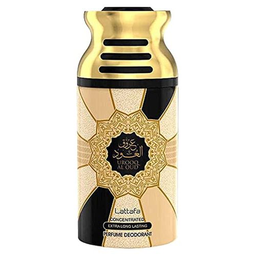 Lattafa urooq al oud body spray for unisex 250ml
