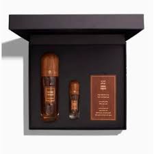 IBRAHEEM AL.QURASHI Vintage Tobacco + Perfume Case Gift Set