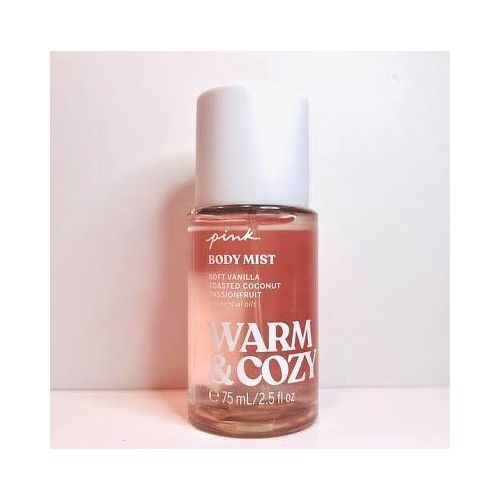 Pink Warm & Cozy Travel Size Body Mist 75ml