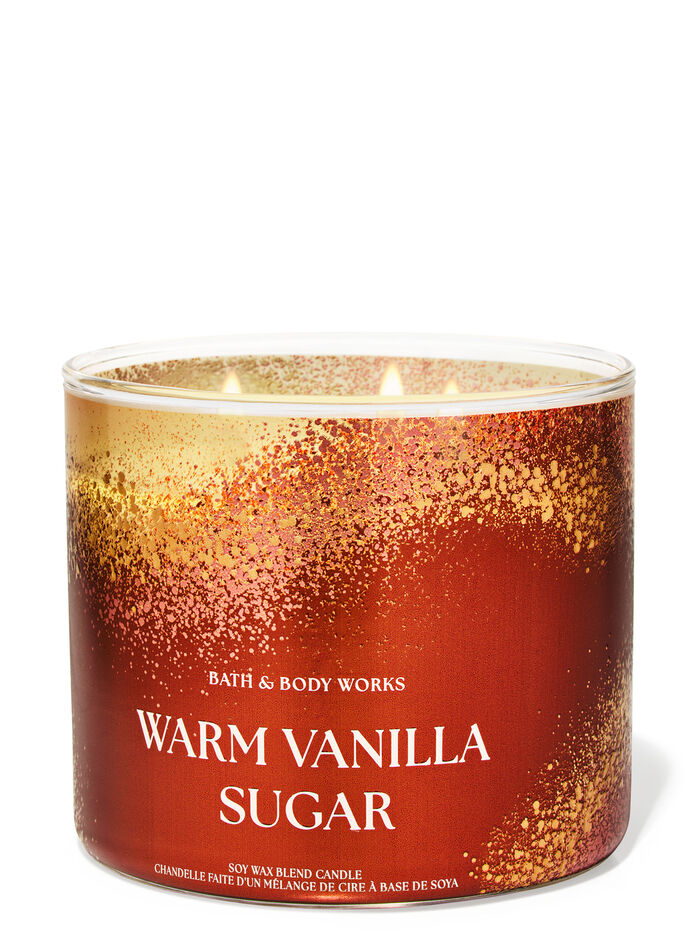 Bath & Body Works Warm Vanilla Sugar 3-Wick Candle 411g