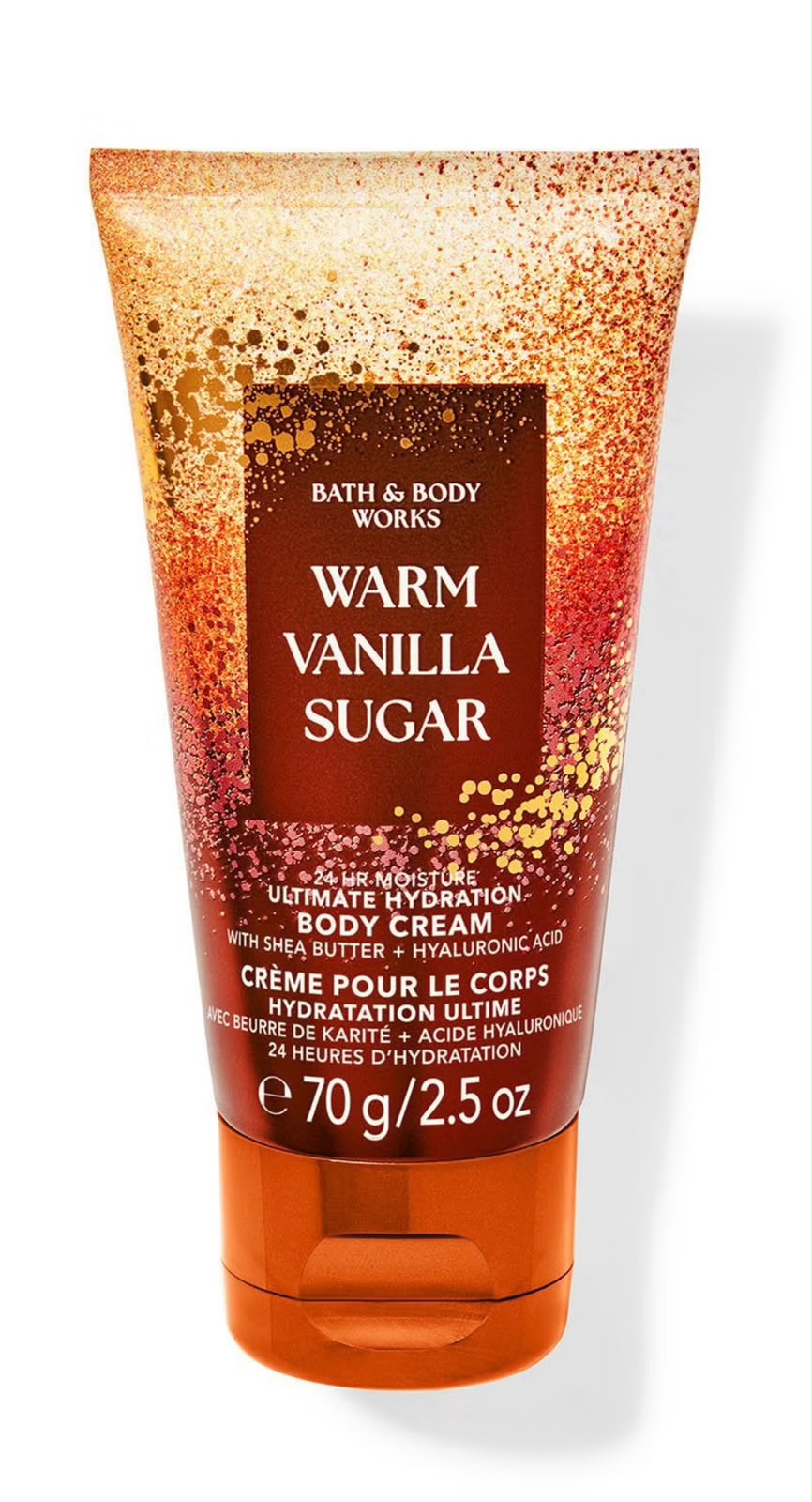 Bath & Body Works Warm Vanilla Sugar Travel Size Ultimate Hydration Body Cream 70g