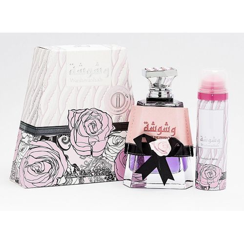 Lattafa Washwashah EDP for Women 100ml + Perfumed Deodorant Spray 100ml